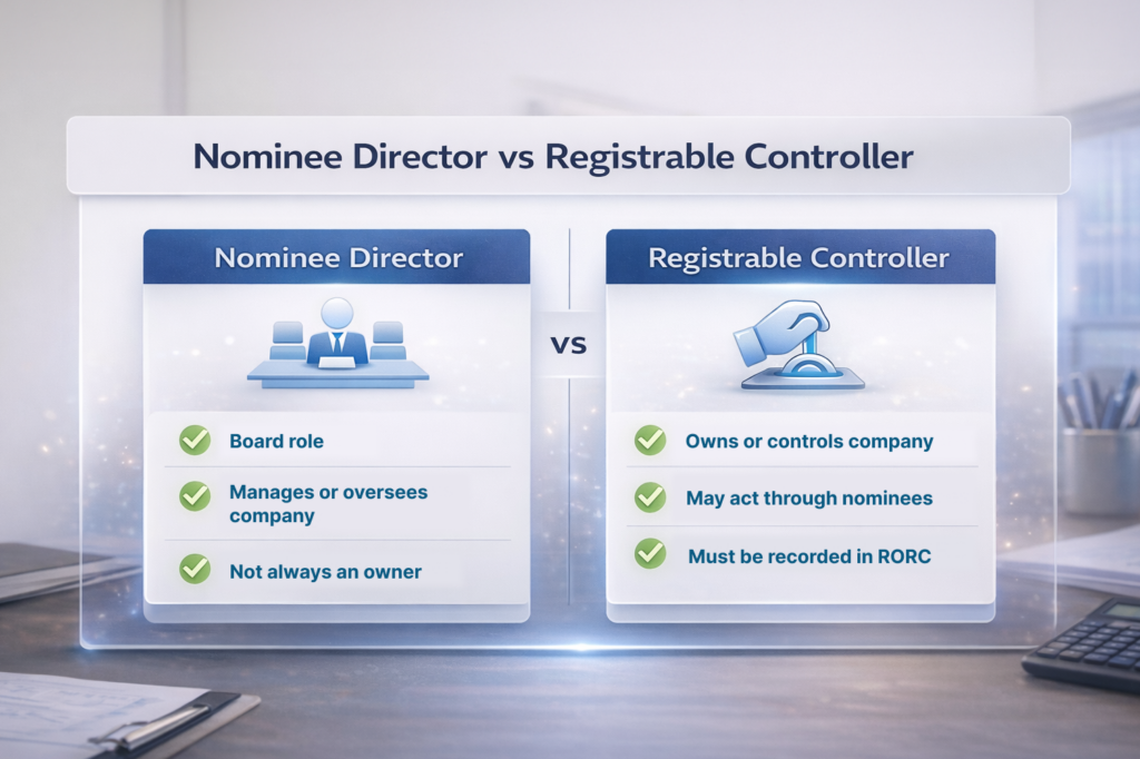 register of registrable controller Singapore ACRA compliance
